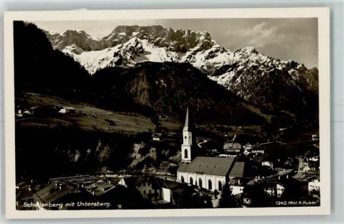 Marktschellenberg Schellenberg mit Untersberg
