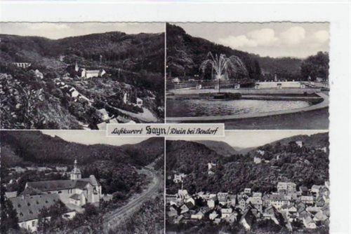 Sayn am Rhein bei Bendorf mit 4 Abbildungen ungelaufen Gute Erhaltung.