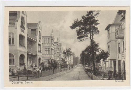 Seebad Bansin Ostseebad Bansin. Bergstraße ungelaufen Top Erhaltung.