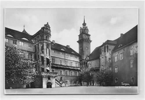 Torgau Torgau. Partie im Schlosshof ungelaufen Sehr gut erhalten.