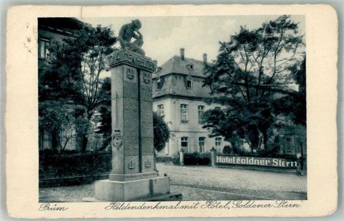 Prüm Heldendenkmal Hotel Goldener Stern