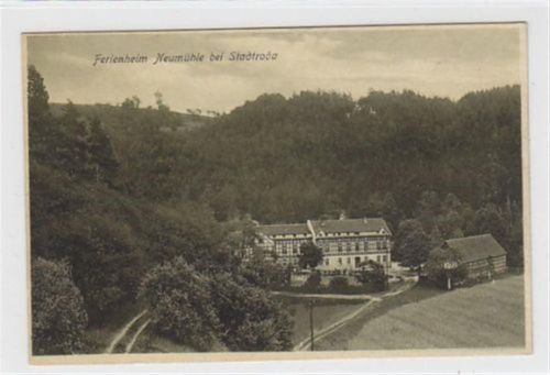 Ferienheim Neumühle bei Stadtroda. Karte beschrieben Sehr gut erhalten.
