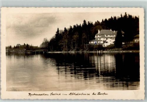 Laufen Gasthaus Seebad Feldpoststempel WKII Nummer 17067 B
