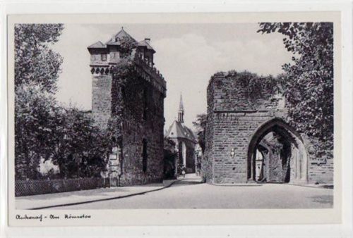 Andernach am Rhein mit Partie am Römertor ungelaufen Gute Erhaltung.