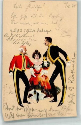 1899 Verlag Edgar Schmidt Serie Nr. 6002 Mode AK