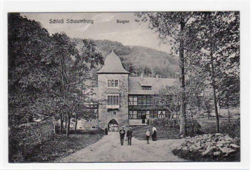 Schloß Schaumburg. Burgtor ungelaufen Gute Erhaltung.