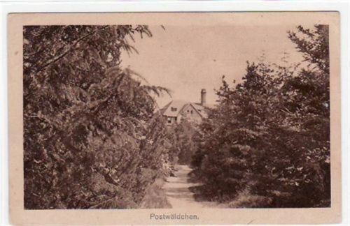 Südstrand auf Föhr mit Postwäldchen. Karte beschrieben Leicht bügig, sonst gut erhalten