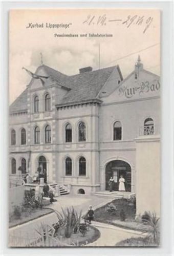 Kurbad Lippspringe. Pensionshaus und Inhalatorium ungelaufen Gute Erhaltung.