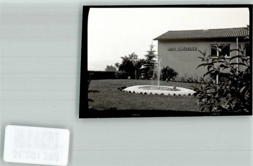 Fussingen Gasthaus Haus Schönblick Brunnen Foto Original aus Archiv eines Ansichtskartenverlags Ort handschriftlich