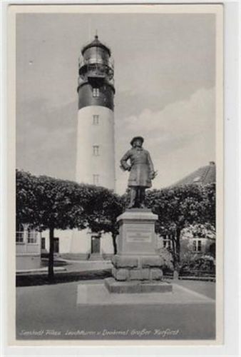 Seestadt Pillau / Baltijsk - Kreis Fischhausen / Primorsk. Leuchtturm Denkmal Großer Kurfürst ungelaufen Gute Erhaltung.