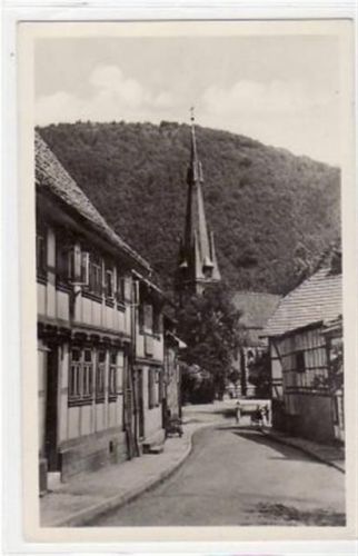 Ilfeld mit Obertor und Kirche ungelaufen Gute Erhaltung.
