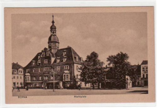 Borna Borna mit Partie am Marktplatz ungelaufen Gute Erhaltung.