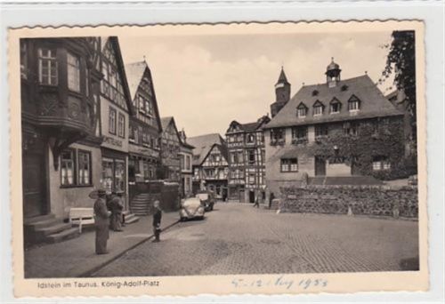 Idstein Idstein. König-Adolf-Platz 1953 ungelaufen Gute Erhaltung.