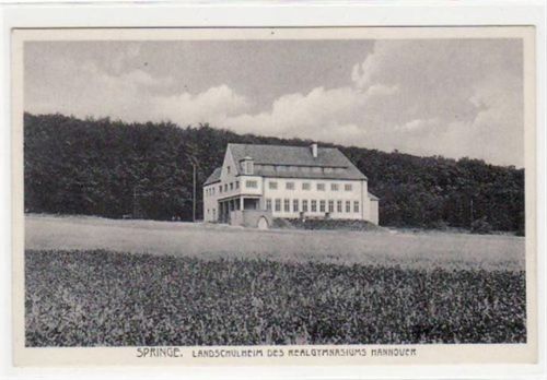 Springe Springe. Landschulheim des Real Gymnasiums Hannover ungelaufen Sehr gut erhalten.