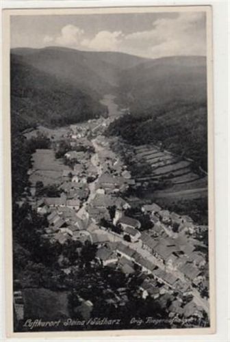 Steina / Südharz. Orig. Fliegeraufnahme gelaufen, 1934. Gute Erhaltung.