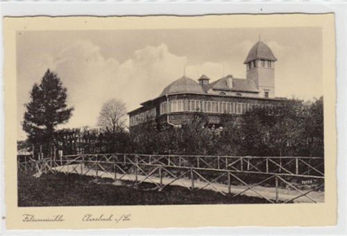 Ebersbach Ebersbach. Felsenmühle gelaufen, 1934. Leichter Stempeldurchdruck, sonst gut erhalten