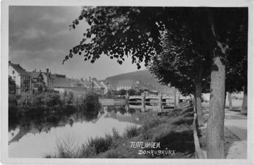 Tuttlingen Tuttlingen. Donaubrücke ungelaufen Gute Erhaltung.