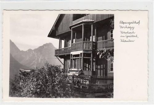 Kötschach im Gailtal, Kärnten. Alpengasthof Vorhegg ungelaufen Sehr gut erhalten.