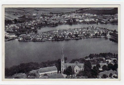 Malchow i. Meckl. mit Orig. Fliegeraufnahme. Ungelaufen. Gute Erhaltung.