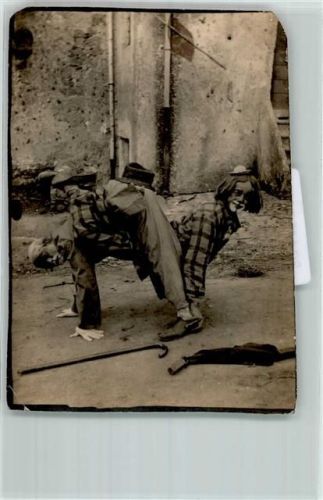 Foto AK Italien Fratello ?? stark beschnitten