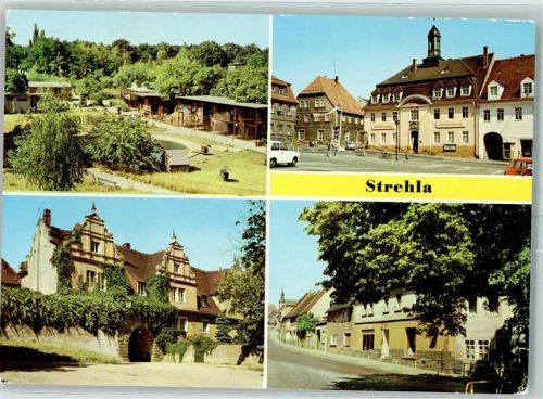 Strehla Tierpark Rathaus Schlosseingang Hauptstraße Auto