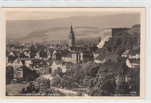 Glatz Glatz / Klodzko. Gesamtansicht Festung ungelaufen Top Erhaltung.