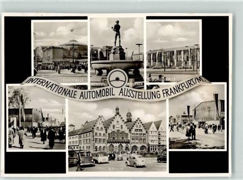 Frankfurt Kongreßhalle Omnibus AK