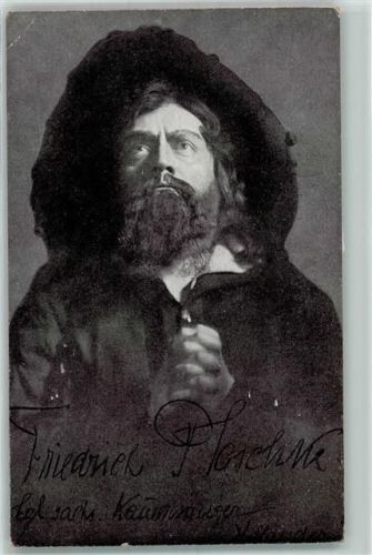 Friedrich Plaschke Hut Hände gefaltet Serie Genossenschaft Deutscher Bühnen