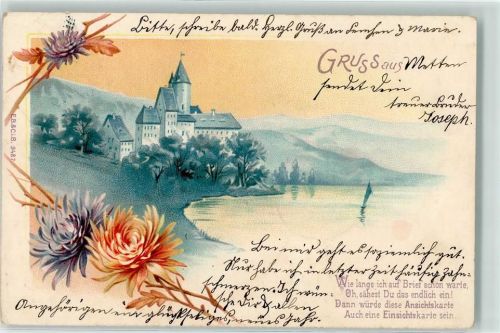1902 Gruss aus Verrs: Wie lang ich auf den Brief schon warte ...