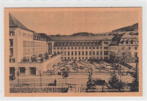 Oberschlema Radiumbad Oberschlema im Erzgebirge. Kurhaus ungelaufen Ecken mit Albumabdrücken, sonst gut erhalten