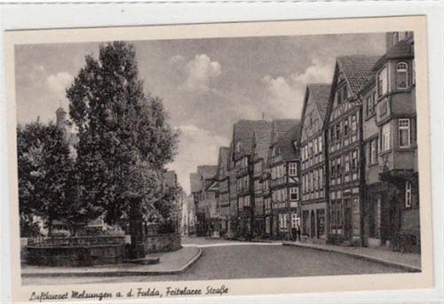 Melsungen Melsungen an der Fulda. Fritzlarer Straße. Karte beschrieben. Top Erhaltung.