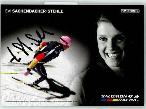 Evi Sachenbacher-Stehle Ski KEINE AK