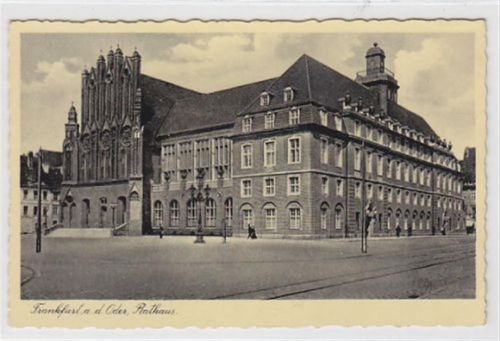 Frankfurt Frankfurt an der Oder. Rathaus ungelaufen Gute Erhaltung.