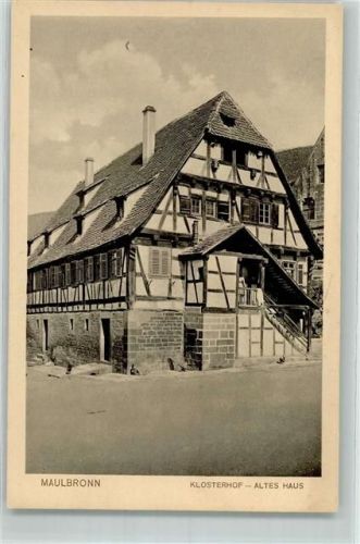 Maulbronn Klosterhof Altes Fachwerkhaus
