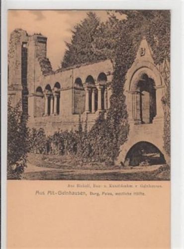 Gelnhausen Gelnhausen. westliche Hälfte der Burg ungelaufen Gute Erhaltung.