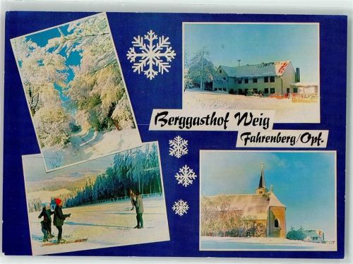 Waldthurn Berggasthaus Weig Fahrenberg Winter