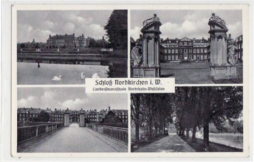 Nordkirchen, 4 Abbildungen mit Schloß ungelaufen Gute Erhaltung.