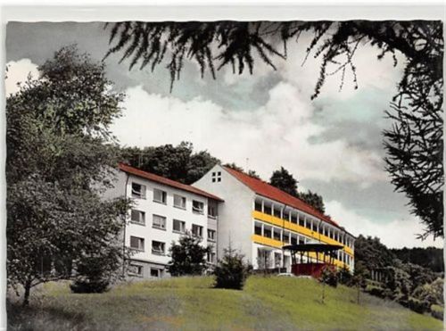 Besseringen an der Saar. Kriegsbeschädigten-Erholungsheim gelaufen kleiner Knick oben links, sonst gut erhalten