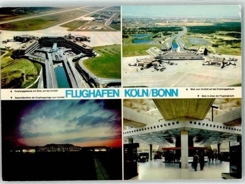 Köln Grengel 709 Fliegeraufnahme Flughafen Konrad Adenauer Flugzeug