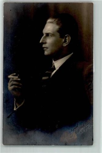 Konrad Böcking original Autogramm Zigarette