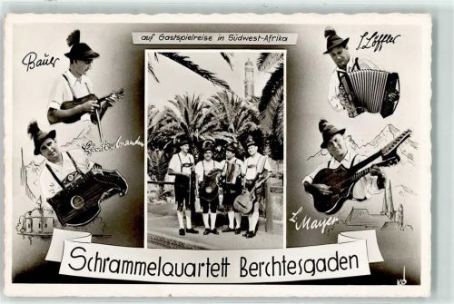 Berchtesgaden Schrammelquartett Berchtesgaden Zither Gastspielreise in Südwest-Arika