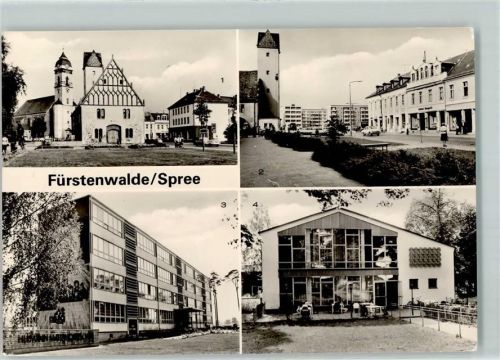 Fürstenwalde Stadthaus Dom Hermann-Matern-Oberschule Kulturhaus