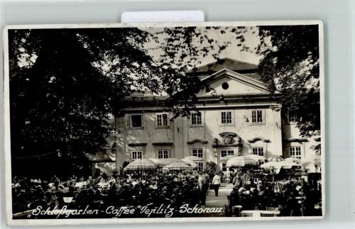 Teplice Schlossgarten Cafe Terrasse