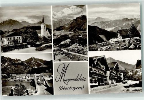Marquartstein Kirche Brücke Omnibus