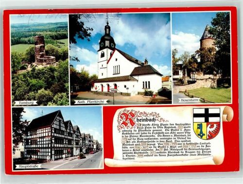 Rheinbach Tomburg Kath. Pfarrkirche Hexenturm Hauptstraße Wappen