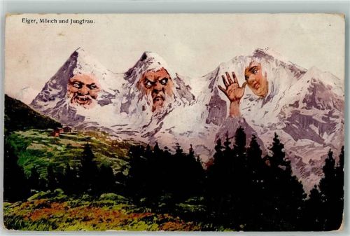 Eiger, Mönch und Jungfrau AK