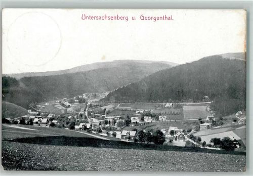 Georgenthal 1912 Untersachsenberg