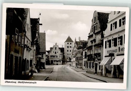 Wemding Wallfahrtsstraße Stadttor Textilhaus