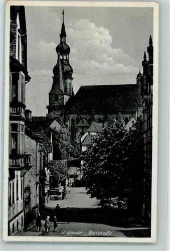 66606 W6690 St. Wendel , Saar - Karlstraße Wendalinusbasilika