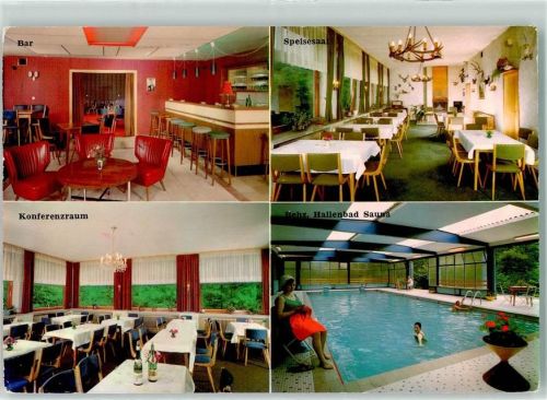 Burg Hotel Victoria Bartresen Gastraum Schwimmbad